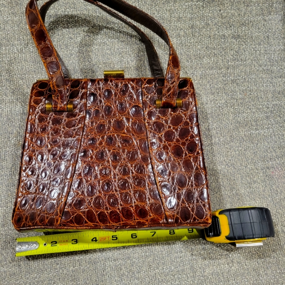 Bass Vintage Embossed purse